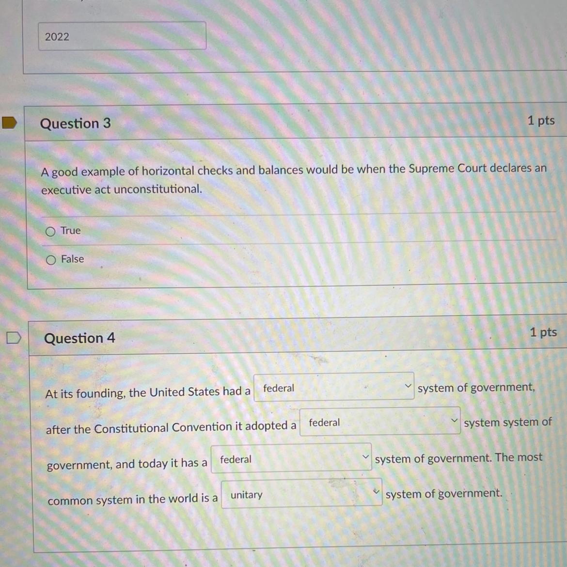 question 3true or false? 