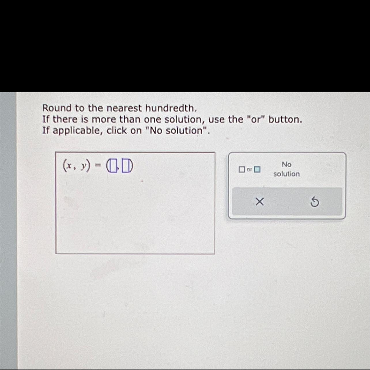 Solve the system of equationsy=-2x-3 y=2x^2+4x-1Round to the nearest hundredth 
