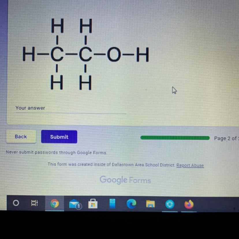 C2H6O1 What Is The Answer?