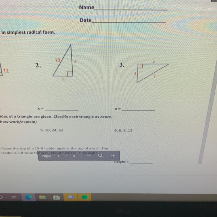 Need Help With 2 And 3 And Express Im Radical Form