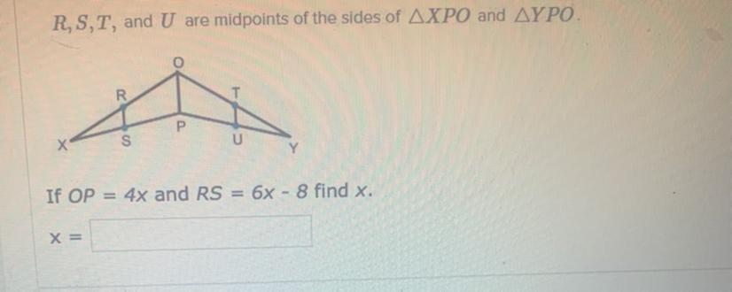 Please Help! Thank YouX= ? 