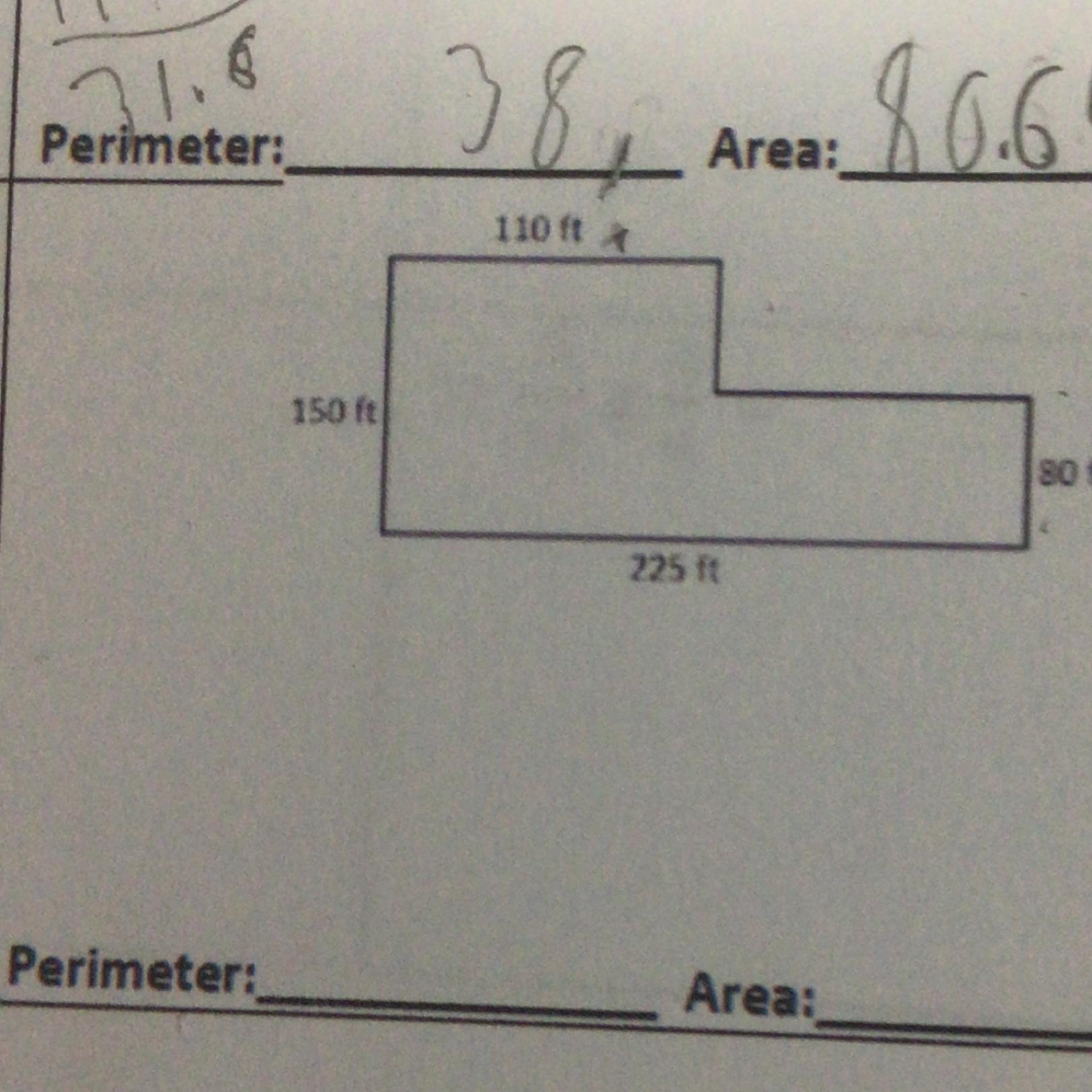 Pls help whats the perimeter and area