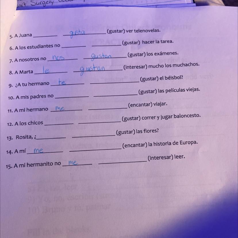 Can anyone help me with Spanish?