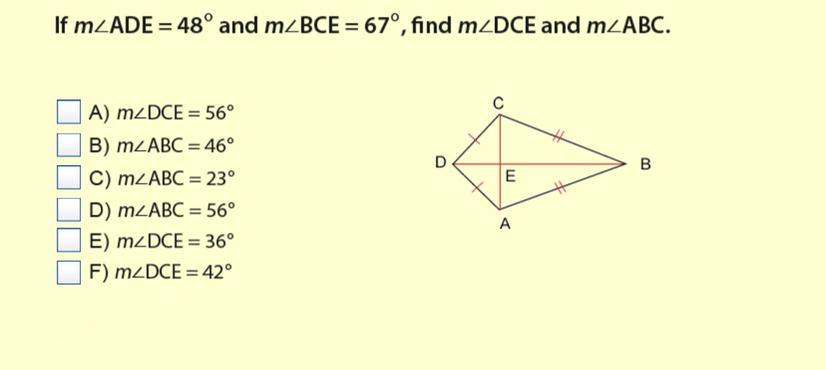 Multiple Choice If m
