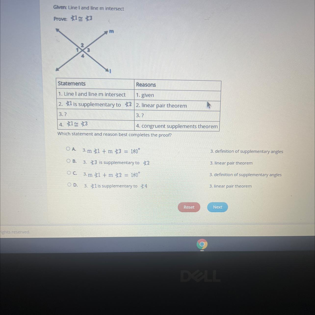 Geometry: Mathematical proofs