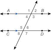 In the figure, ABCD and m2=60. What is m8?
