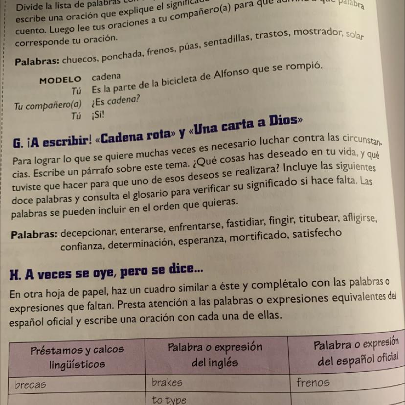Por favor ayuda!!! LETRA G 