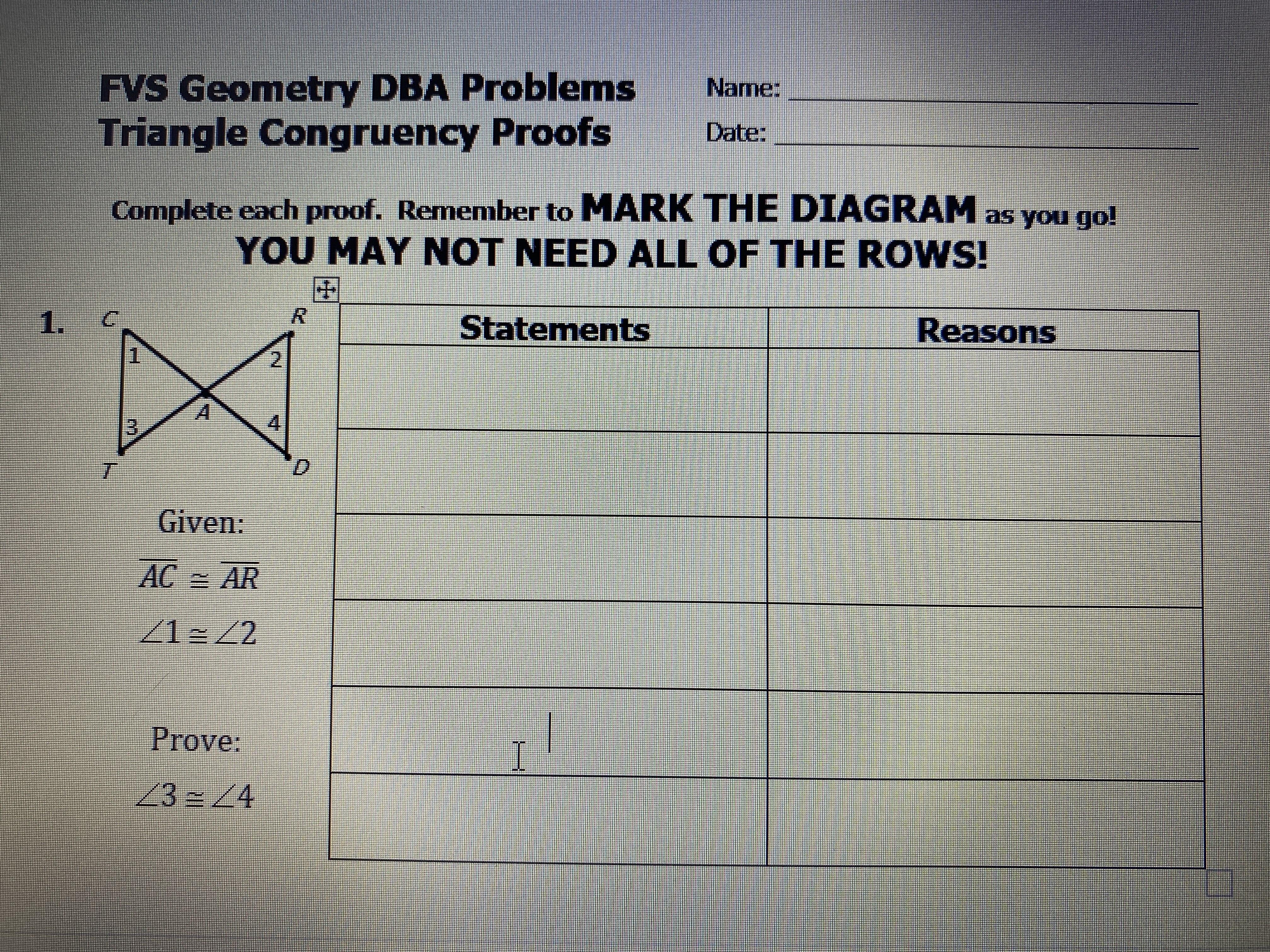 I Have To Complete The Proofs And Explain Each One Please Help WILL MARK BRAINLIEST