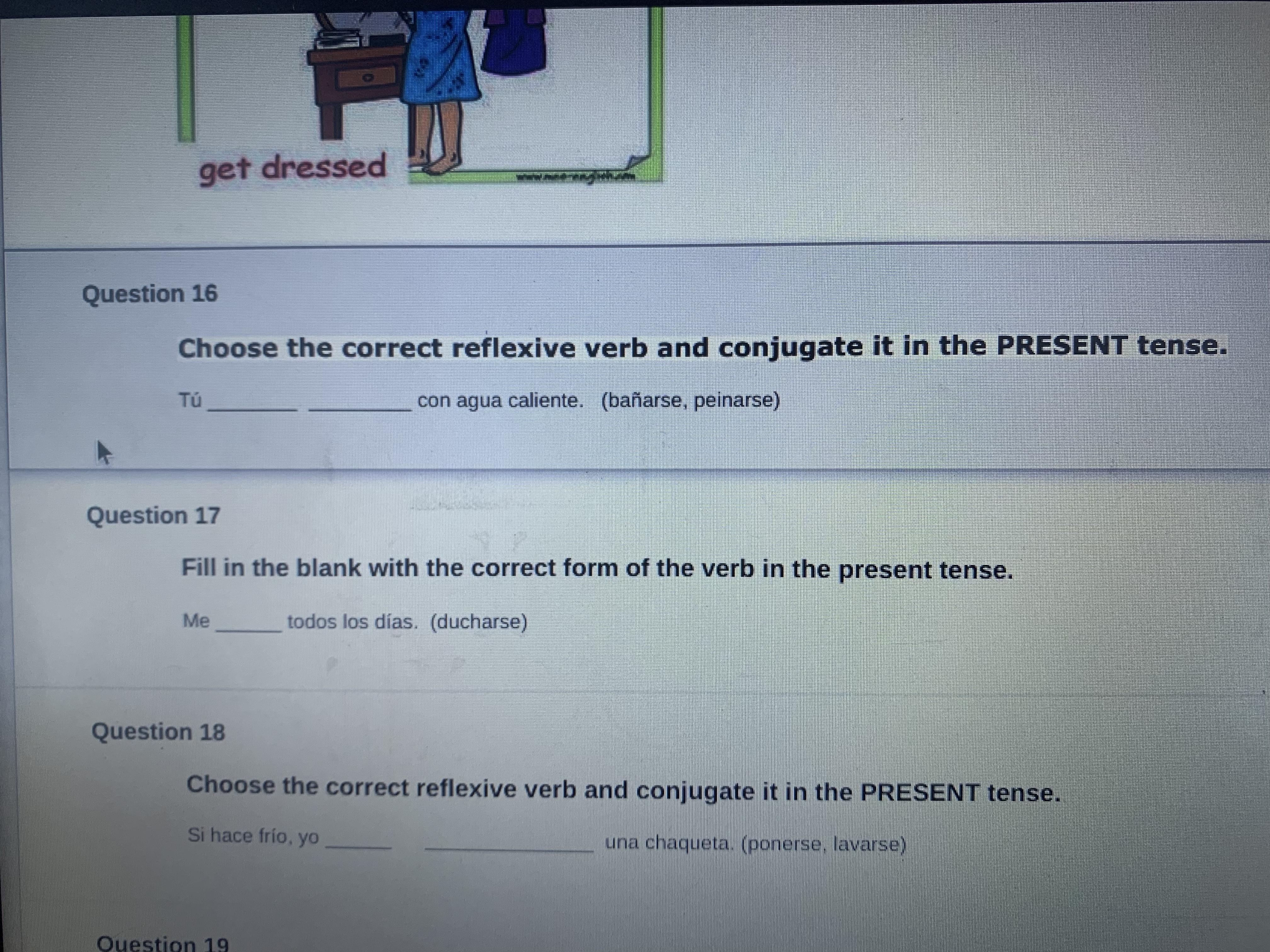 Can anyone help with number 16? Ive answered before that it should be te baas but it keeps telling me