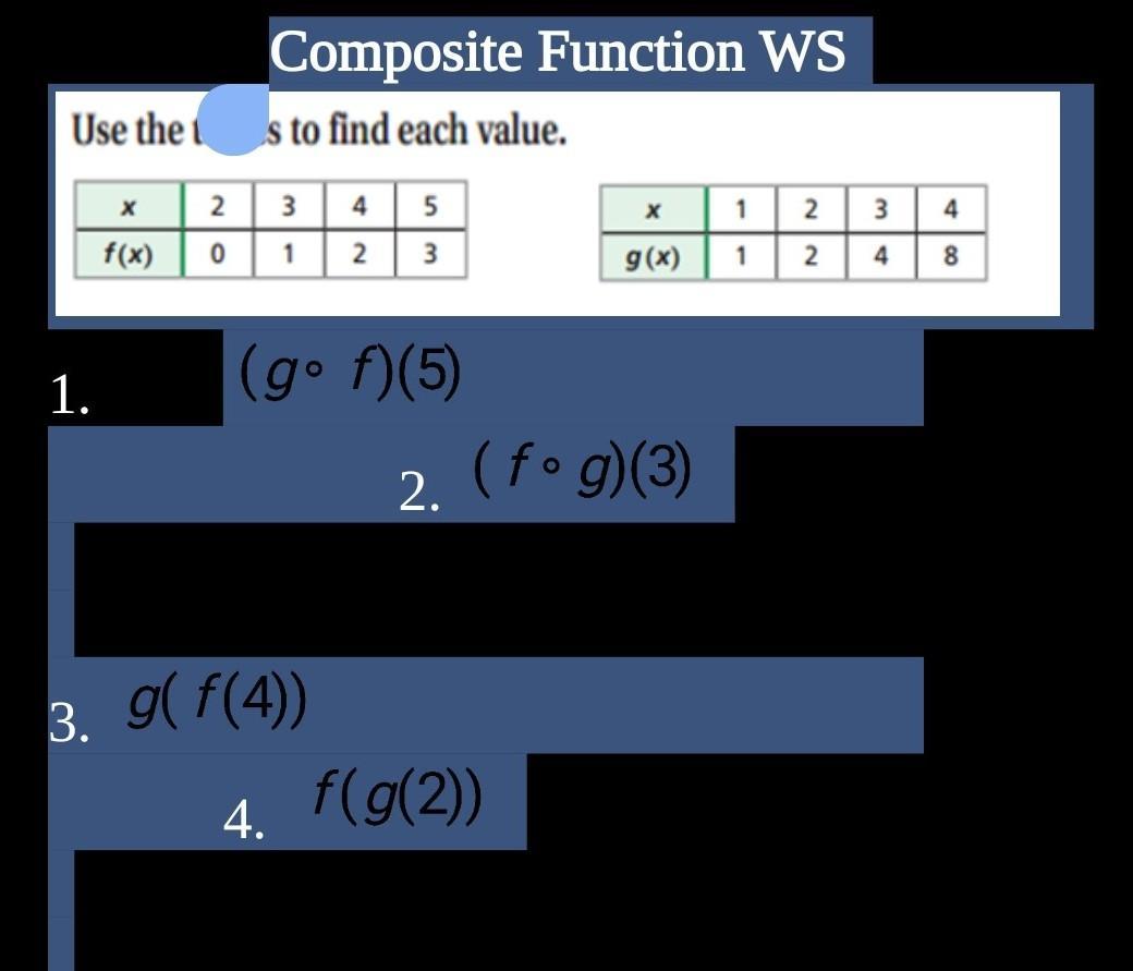 Use The Table To Find Each Value Please Help Me Fast