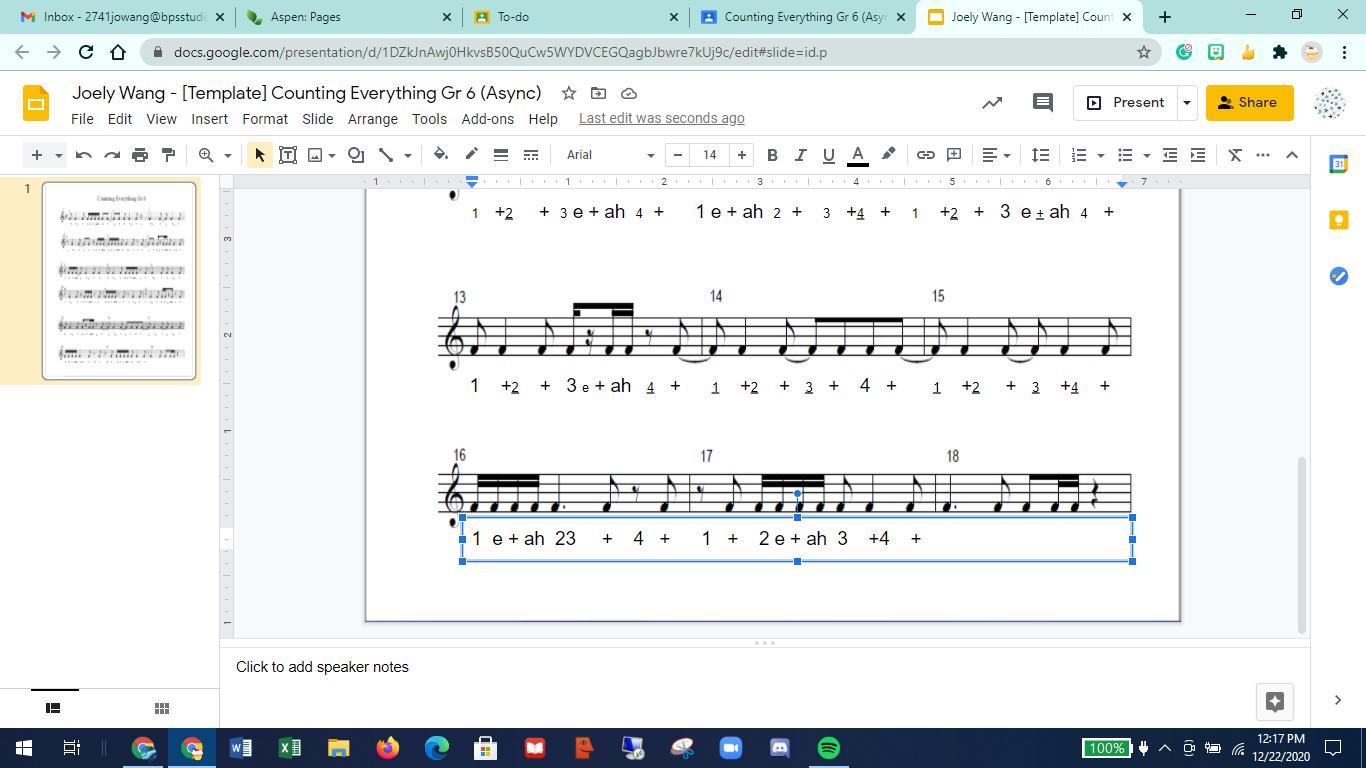 can someone please help me count the last measure if you're good at music? it's in the picture! I think