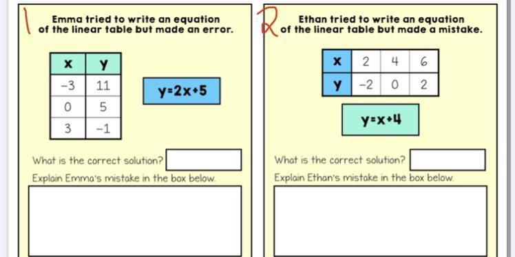 Help with both please the picture has the instructions:)
