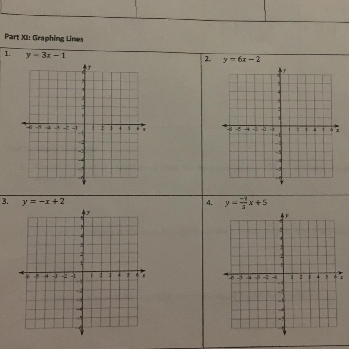 Can someone please help me graph these 4?