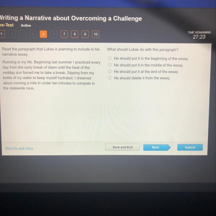 What would the answer be ? 