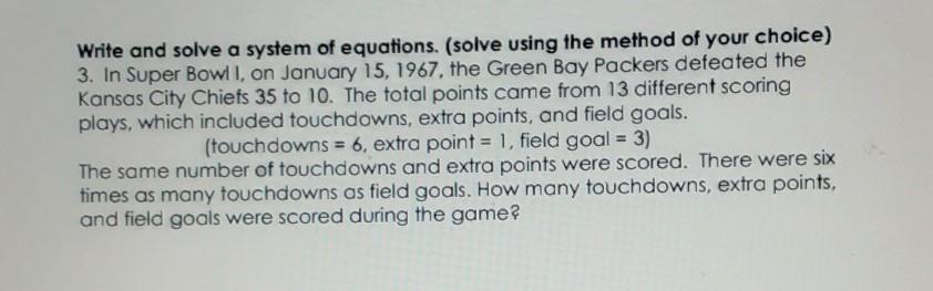 i have no clue how to do this. For my equations i got x+y+z=13=y6x=yis that correct??