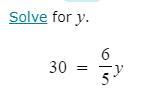 Solve for the variable
