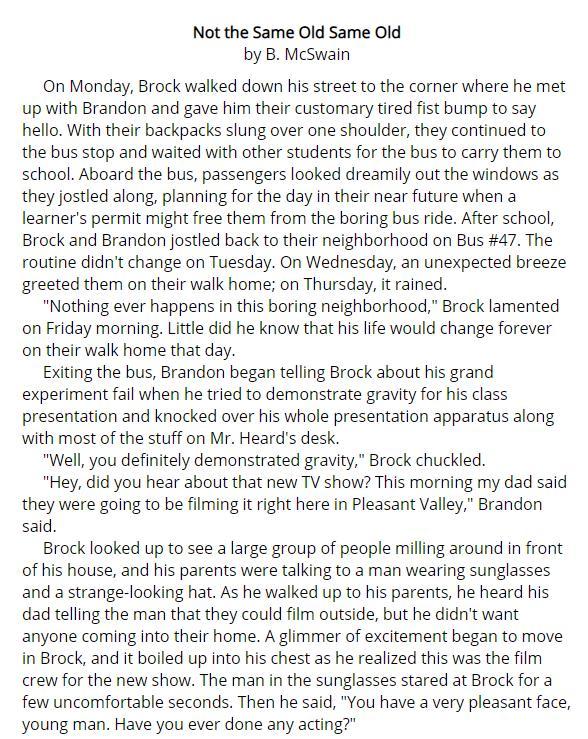 How does the author's decision to set much of the story on a school bus affect the plot? (Please answer