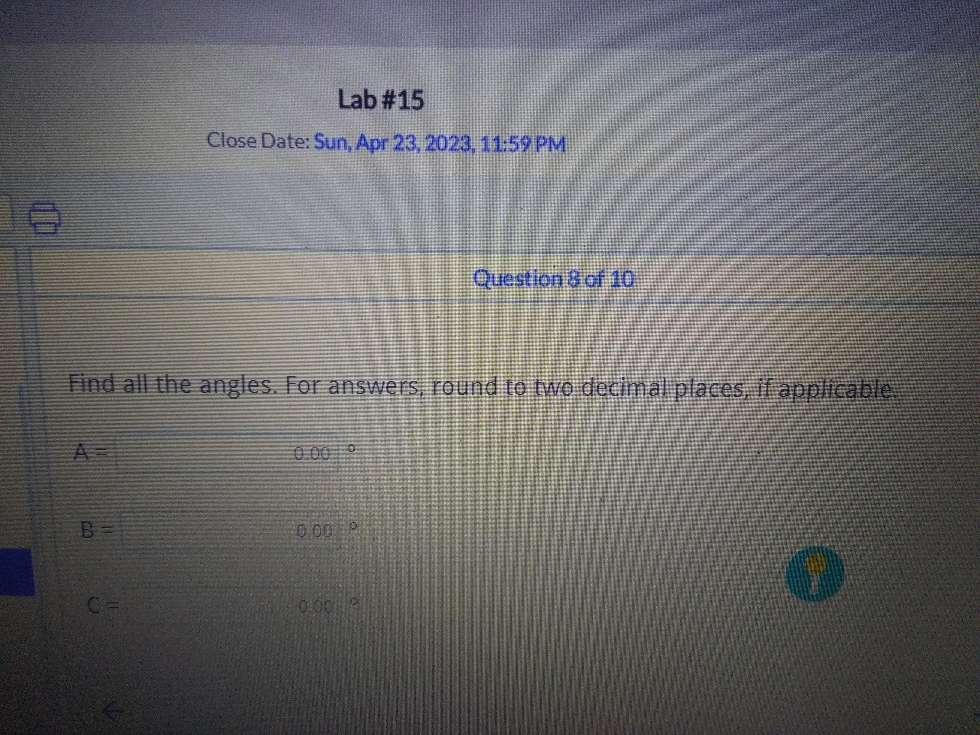 Can you help me with this question and remember to read and round two decimal places?