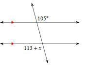 Solve for x. (Geometry)