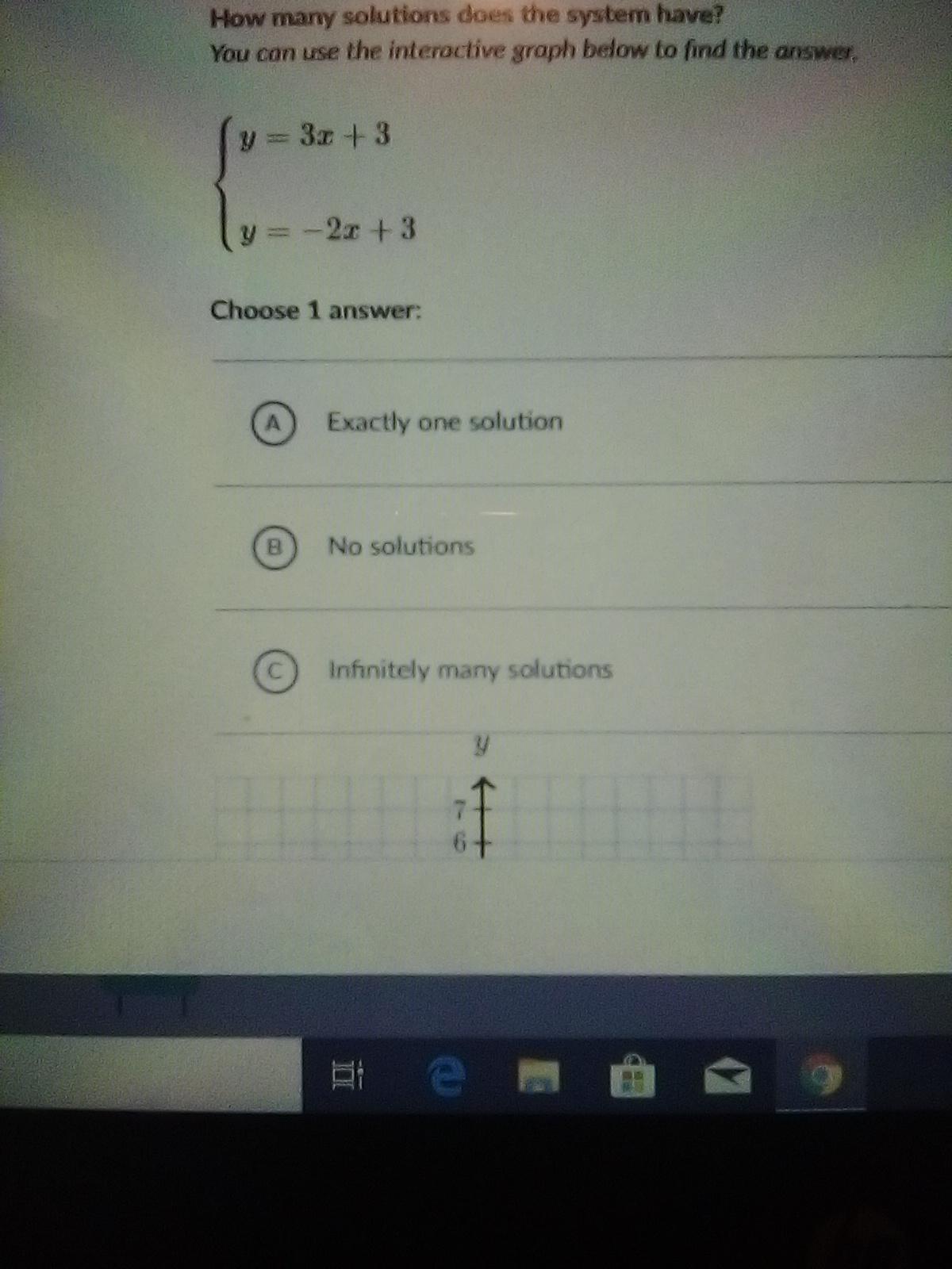 How many solutions does the system have?