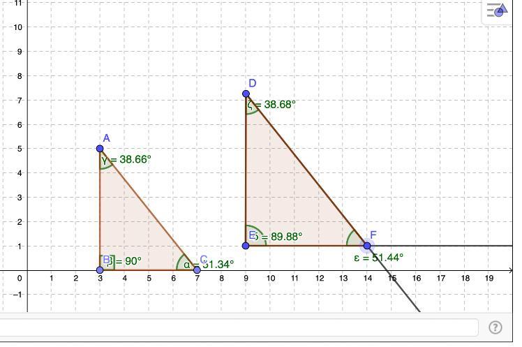Part DHow Do The Angles Of DEF Compare With Those In The Original Triangle? In Particular, Compare The