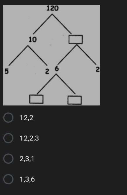 Please tell me the answer fast!The question is:Fill in the box by choosing the correct option for the