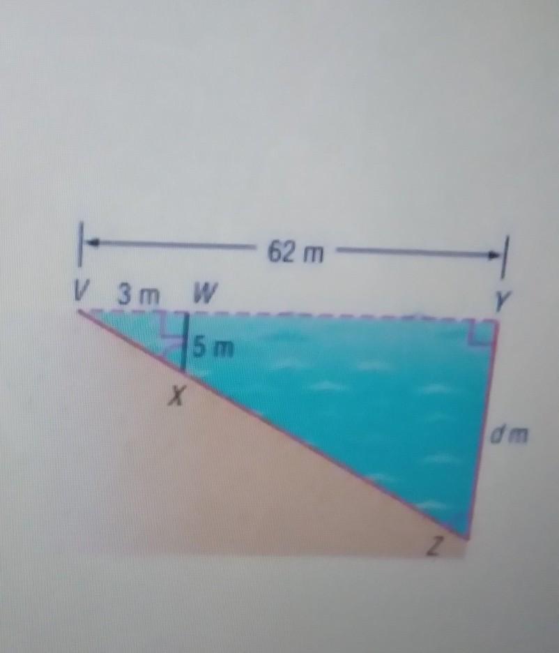 its asking for the approximate depth of the river. but I don't know how to determine that