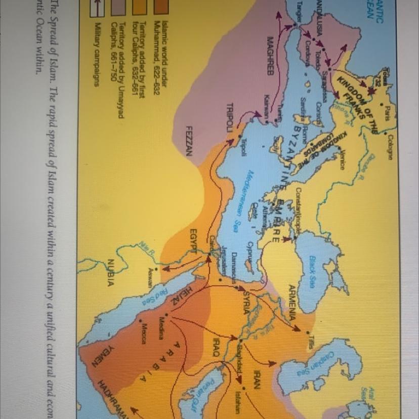 what territories were added to the muslim territory by the year 632 - 661 ?