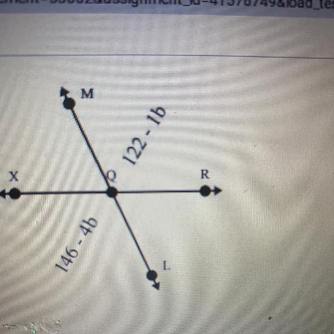 Given That MQL =180 And XQR = 180, Which Equation Could Be Used To Solve Problems Involving The Relationshipsbetween
