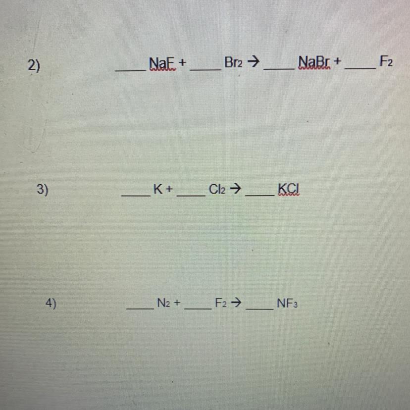 Balance The Equation 