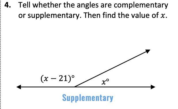 I put a picture of the question but I am confused on how to find the value of x.If you could provide