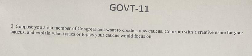 Government HistoryI Need Help Please!!