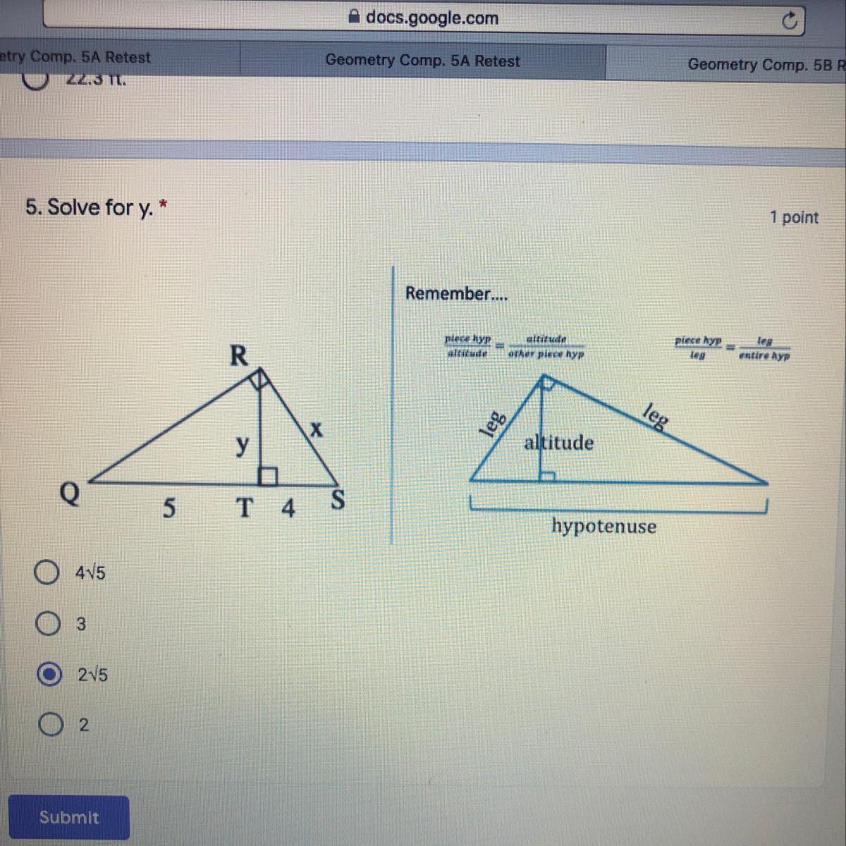 You Have To Solve For Y
