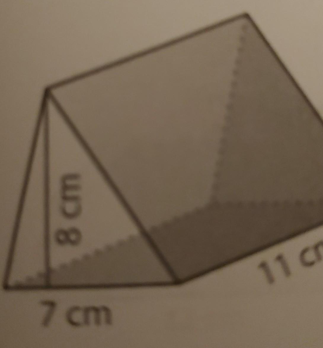 Find the volume of the triangular prism