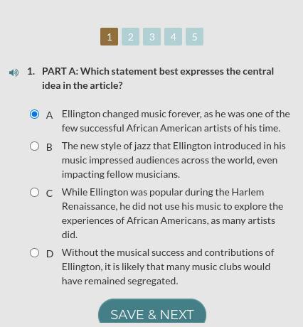 Which Statement Best Express The Central Idea In The Article:brainest