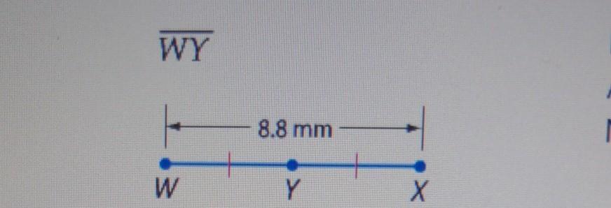 Find the measurement of segment WY. Assume that each figure is not drawn to scale. Express your answer