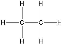 Look at the structure of ethane below and answer the following questions:A. Calculate the electronegativity