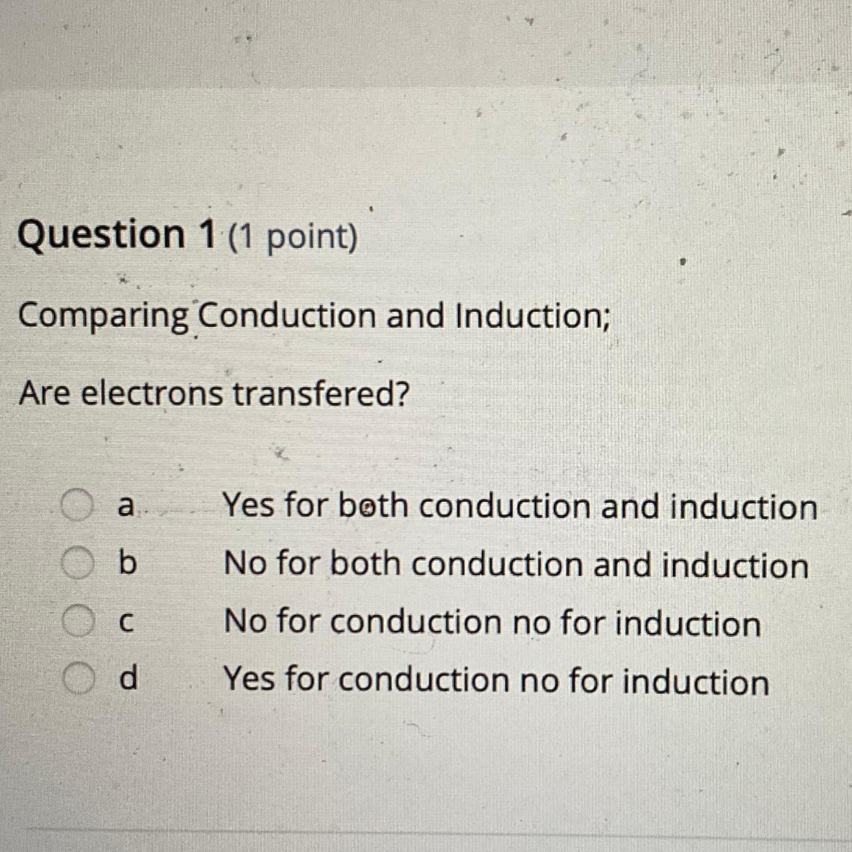 Comparing Conduction and Induction; Are electrons transferred?
