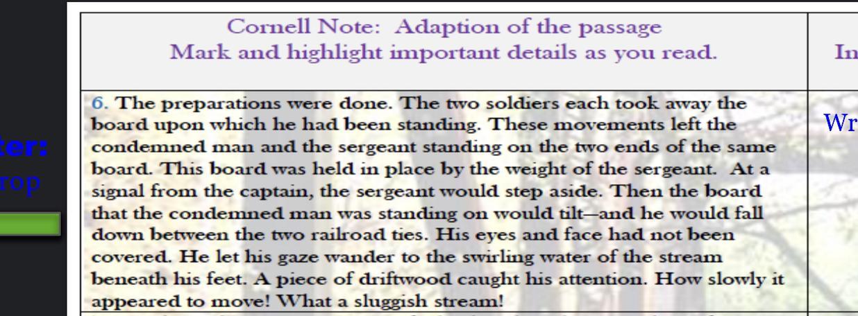 Summary statement from this paragraph