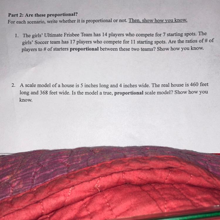 I really need someones help with this its about ratios and proportions
