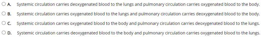 What Is A Difference Between Systemic And Pulmonary Circulation?