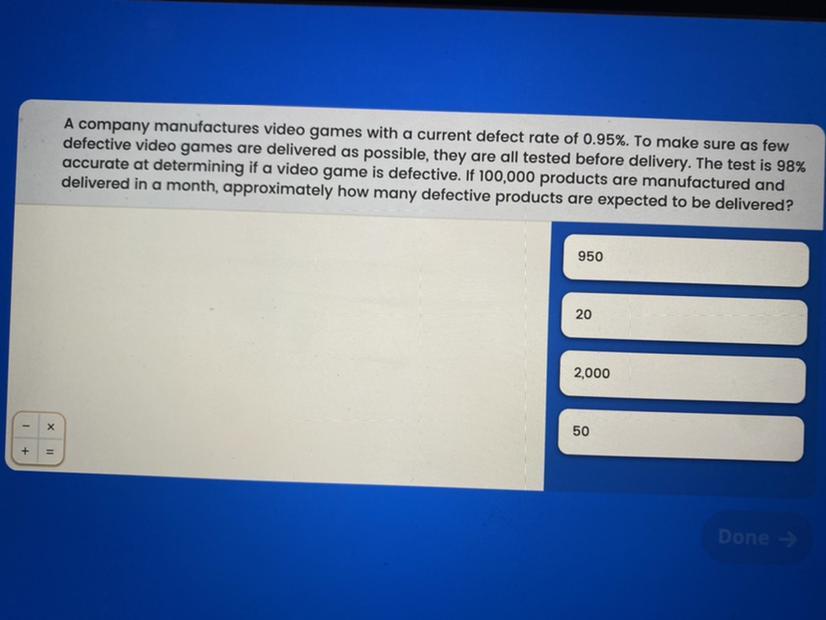 How Many Defective Products Are Expected To Be Delivered 