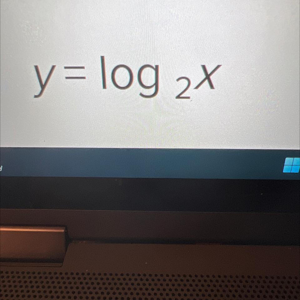 Use The Domain{1/2,1,2,4,8} To Plot The Points On The Graph For The Given Equation.