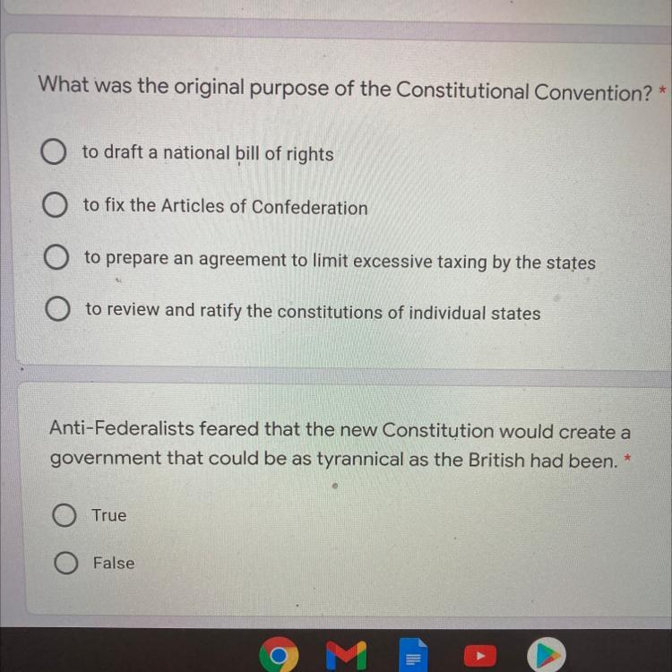 What Was The Original Purpose Of The Constitutional Convention? 