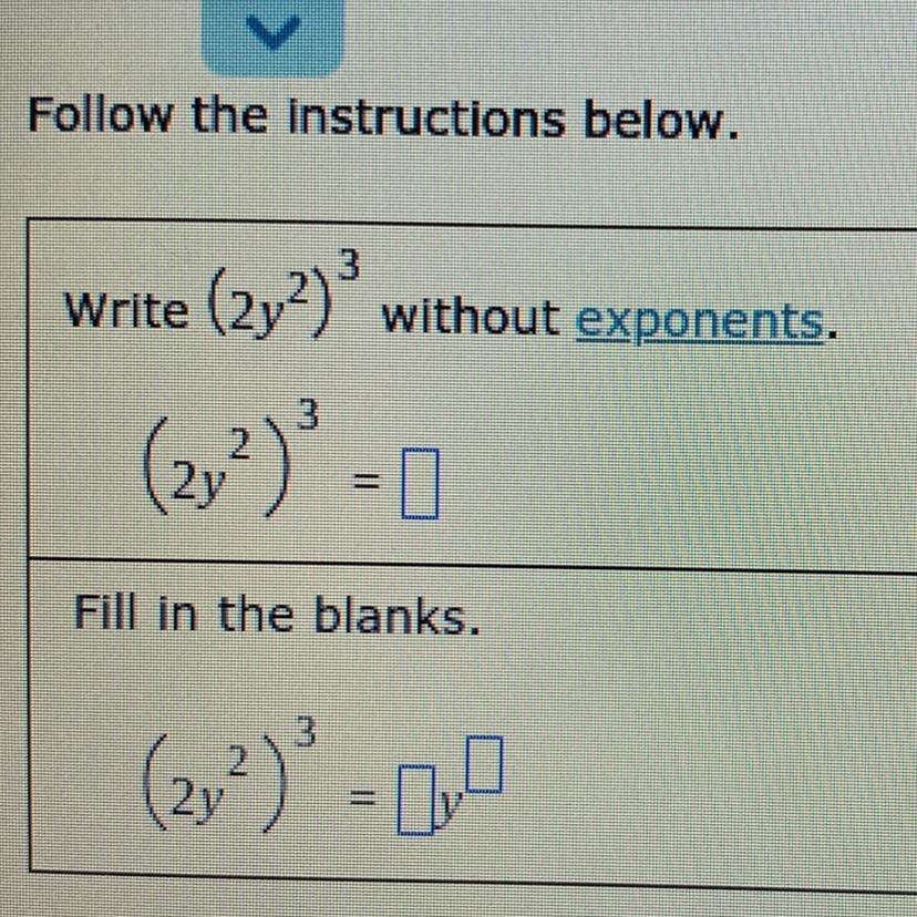 write without exponents 