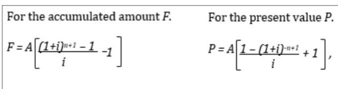4. Find The Amount And The Present Value Of An Annuity Due Of P950 Every Quarter For 6years And 6 Months,