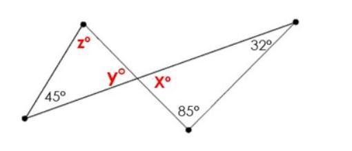 Use the image below to get the value of X, Y and Z