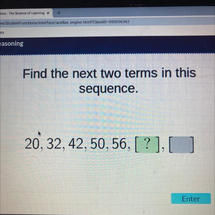 I Want To Know The Next Two Terms In This Sequence.