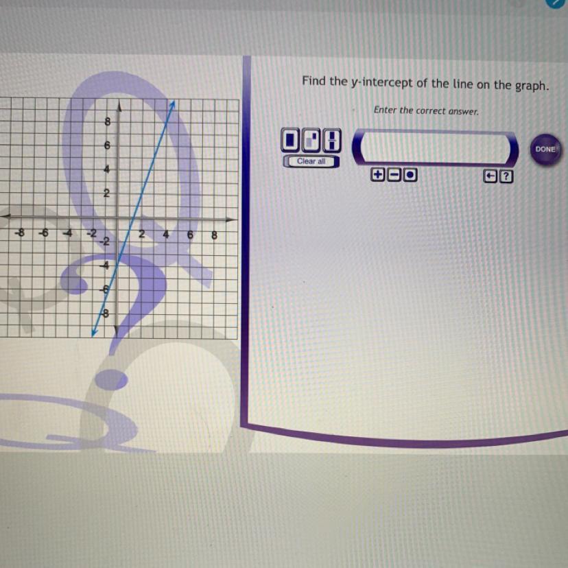 HELP PLEASEEEE!!!!! find y-intercept on the graph