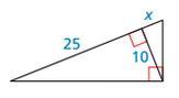 Find the extract value of x
